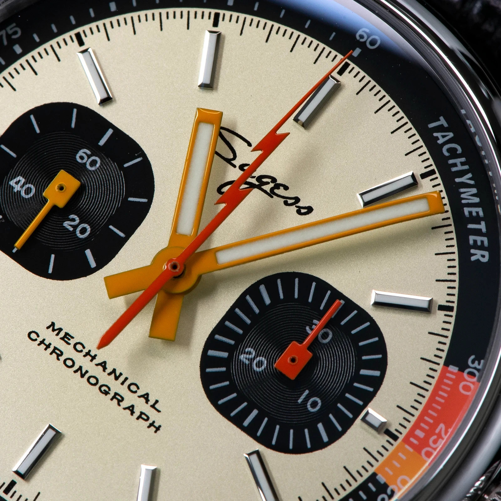 Sugess Men’s 40mm Chronograph Wristwatch 1963 Pilot V2 Watch ST1901 Swan Neck