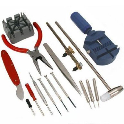 16pc Watch Back Opener Repair Tool Set Kit Band Pin Strap Link Remover Hand Tool