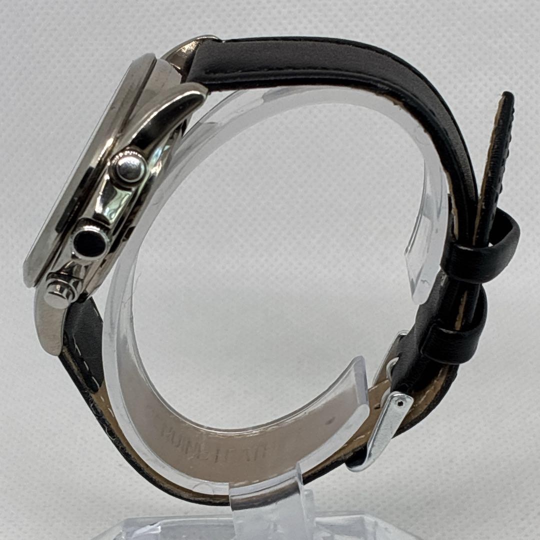 Seiko Vintage Chronograph Titanium Black Men’s Watch Japan 0713472