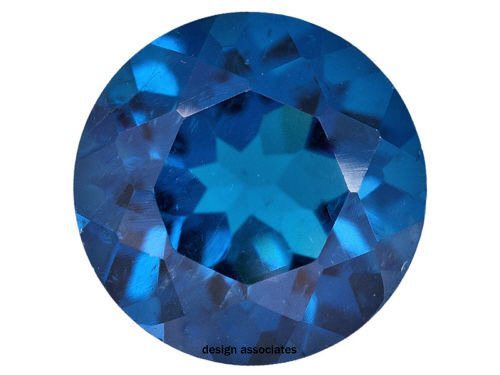 NEON APATITE NATURAL 2.50 MM ROUND CUT BLUE OUTSTANDING NEON COLOR 2 PCS 168549