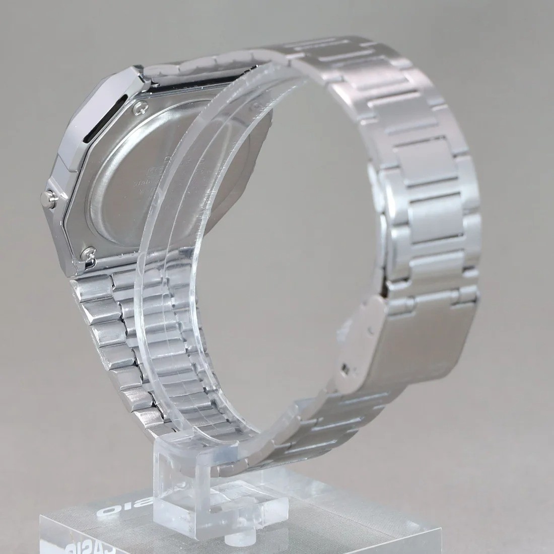 Brand New Casio A158WA-1JH Collection Men’s Silver Watch LED Light From Japan