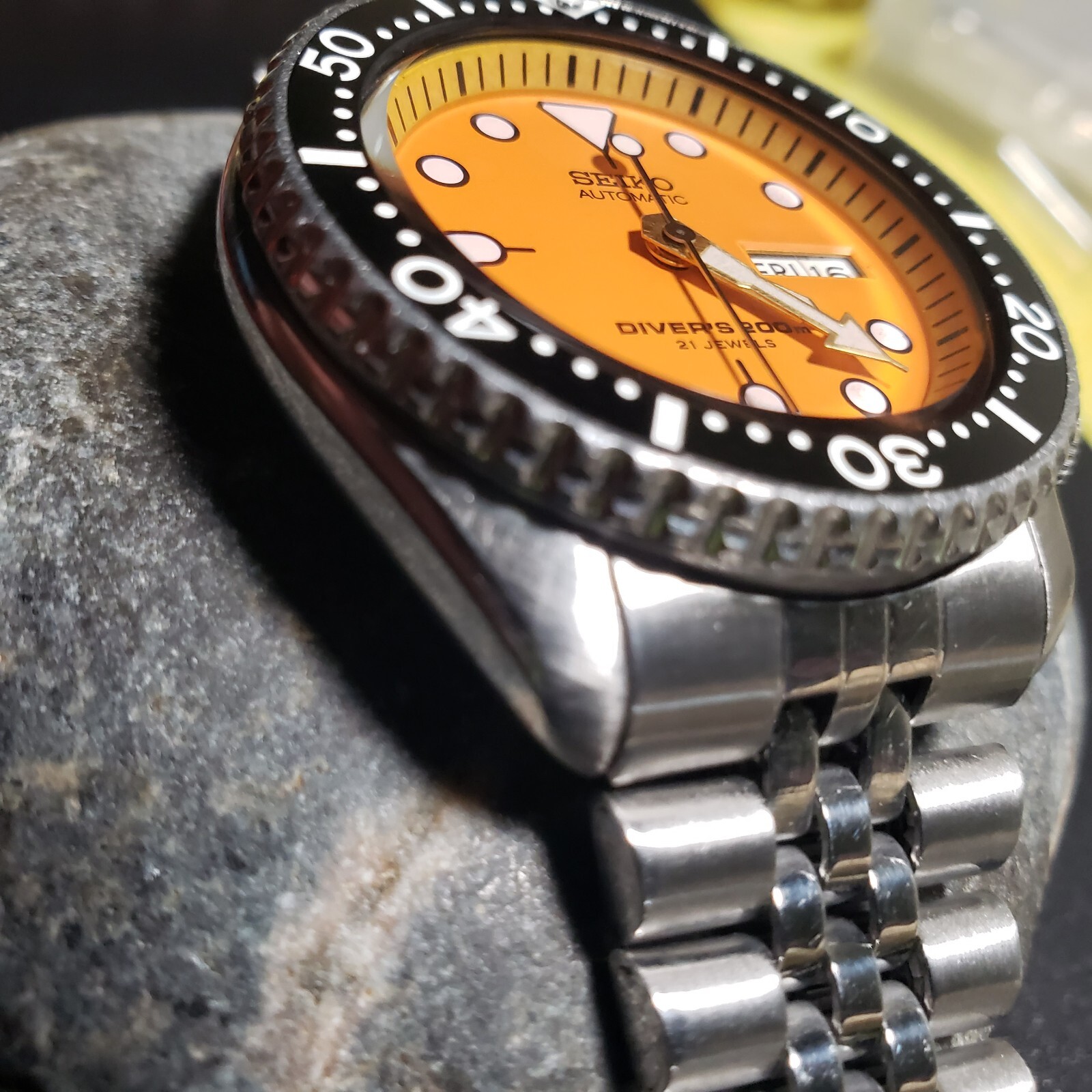 BLACK CERAMIC 38mm FULL LUME FLAT BEZEL INSERT for SEIKO With Pip