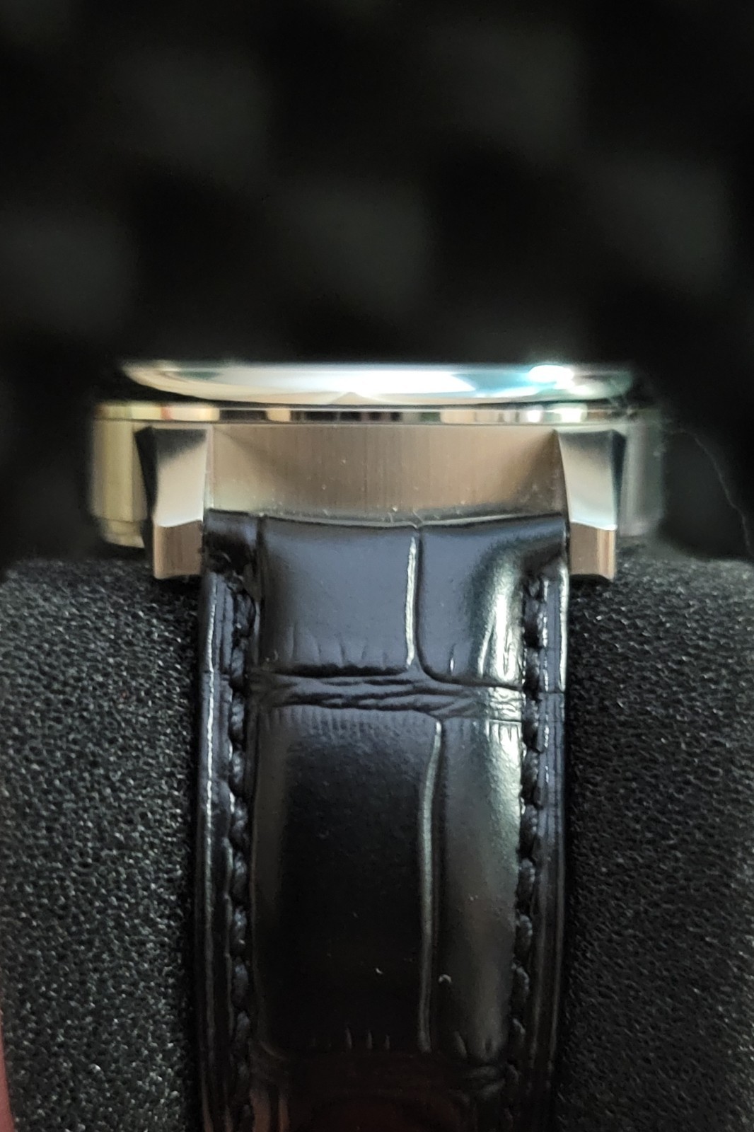 Martin Design Studio Watch Connemara Ink Linen Dial Double Balance Wheel