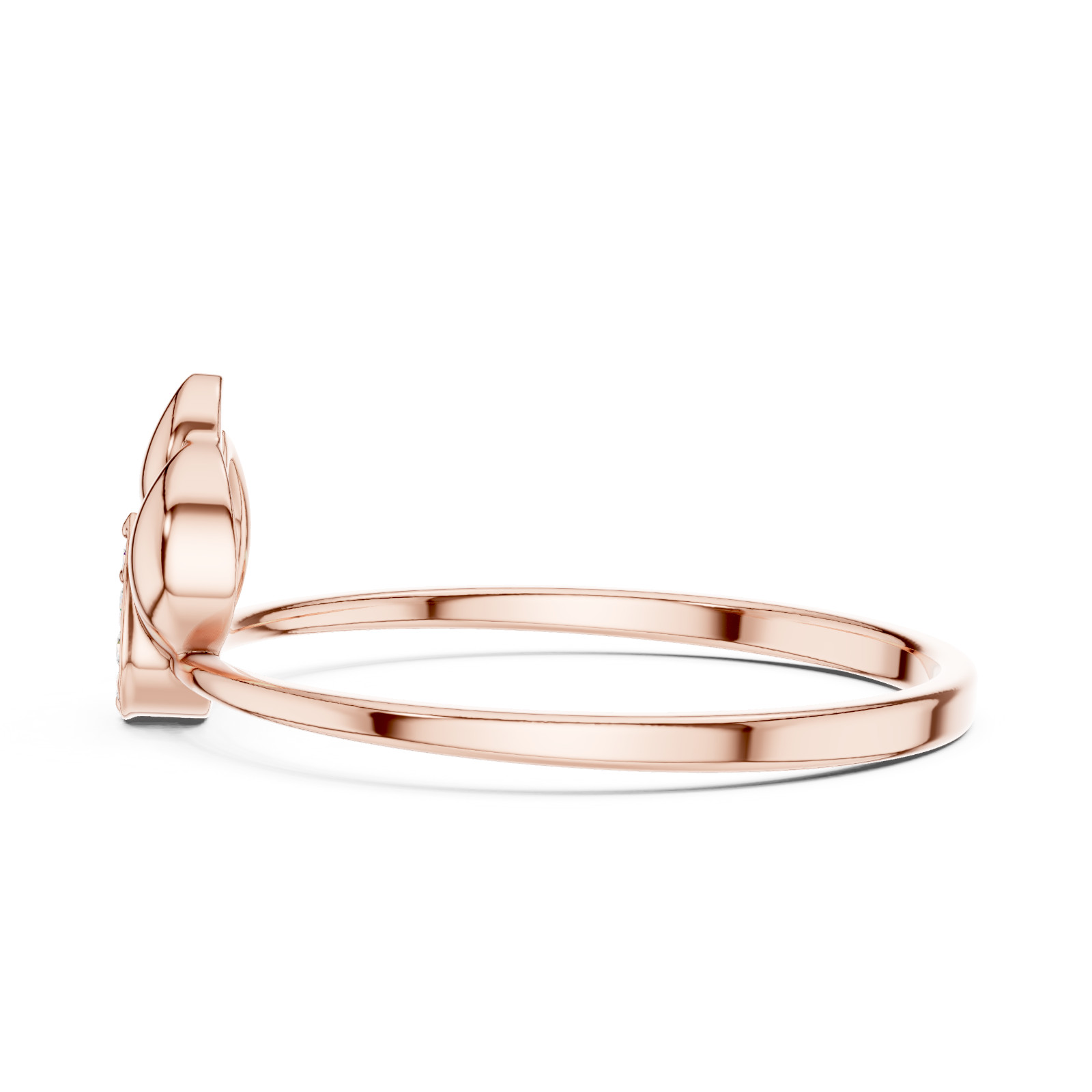 Natural Certified Round Cut Diamond Luxury Designer Style Ring 14K Gold Over