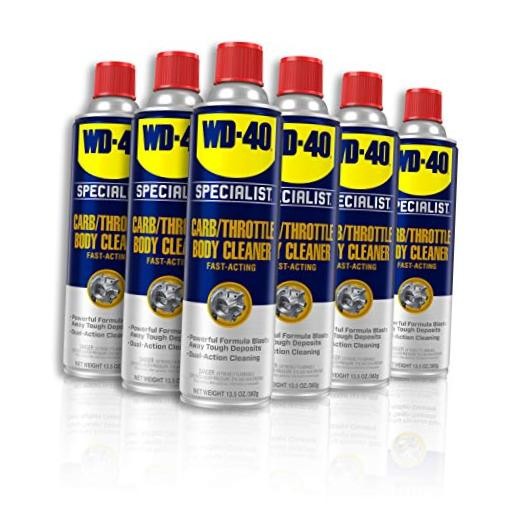 WD-40 Specialist Carb/Throttle Body & Parts Cleaner, 13.5 OZ [6-Pack]