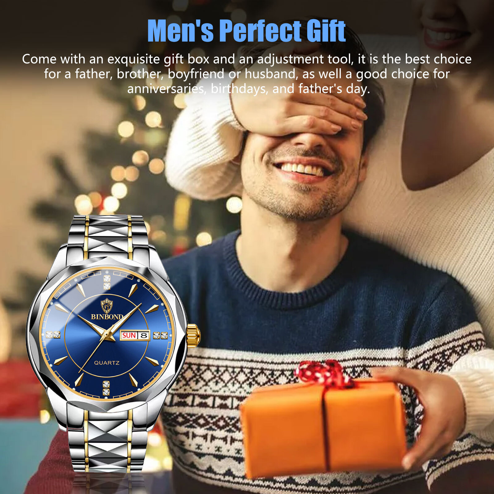Waterproof Men Watch Stainless Steel Quartz Luminous Classic Business Wristwatch