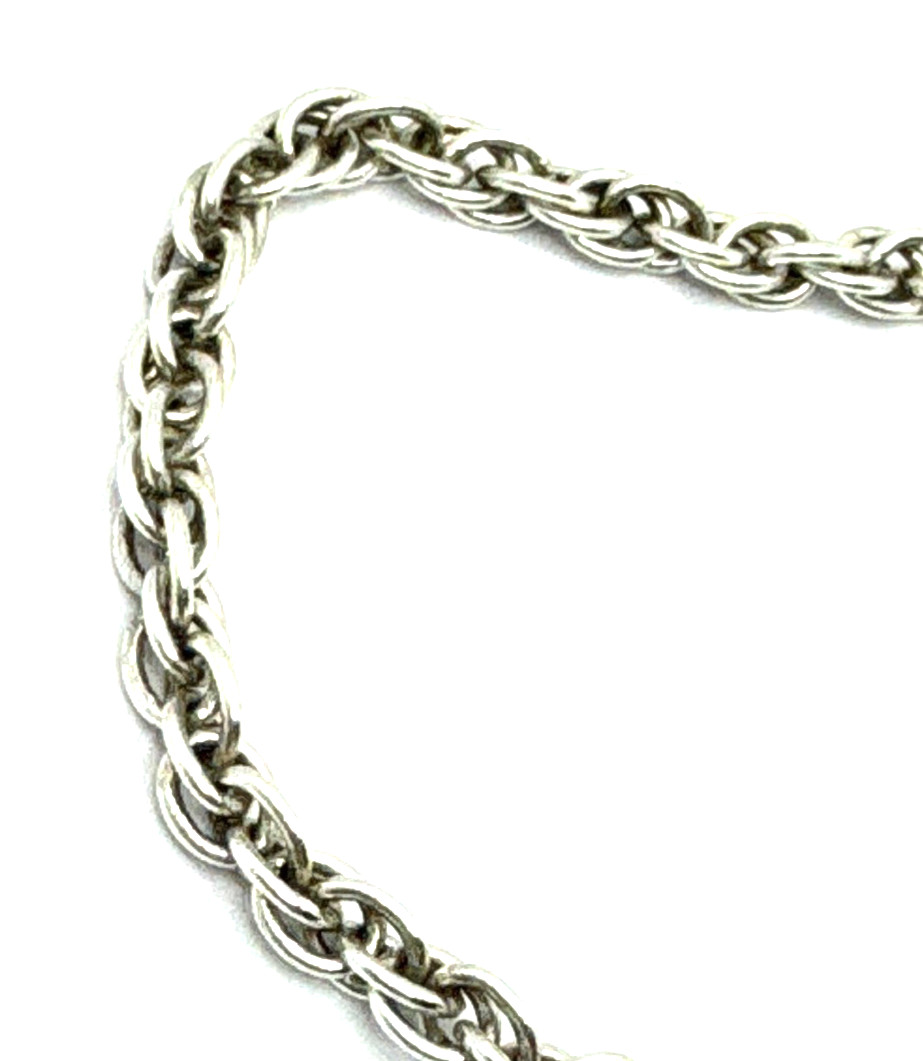 Brighton Rolo Small Links Add Clip-On Charm Silver Legacy Bracelet 9.5in NWT
