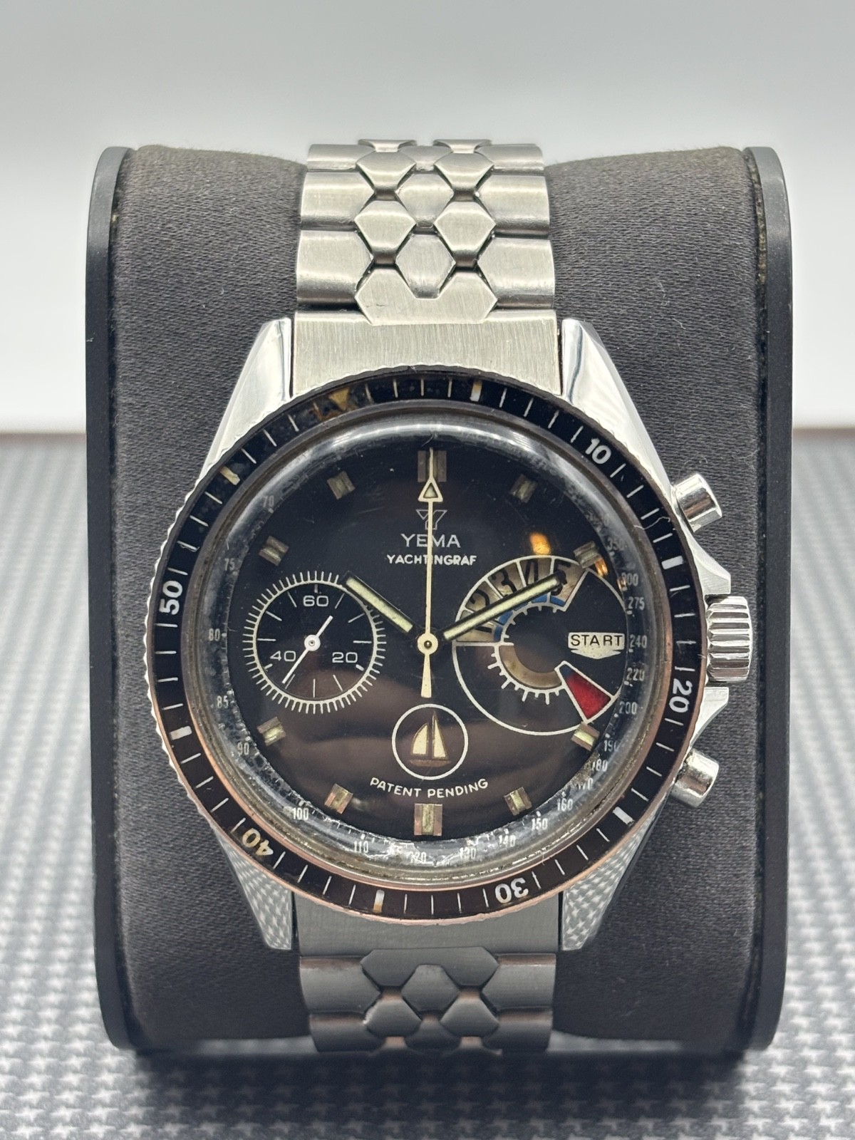*ULTRA RARE* Yema Yachtingraf Regatta Timer type 6 ‘White Ship’ vintage SERVICED