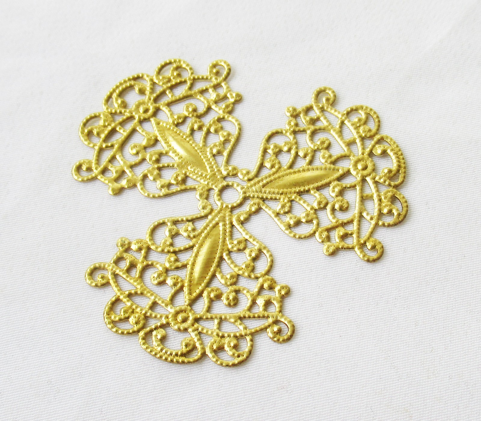 30pcs Brass Filigree 48.5mm Stamping Findings DIY Accessory Supplies
