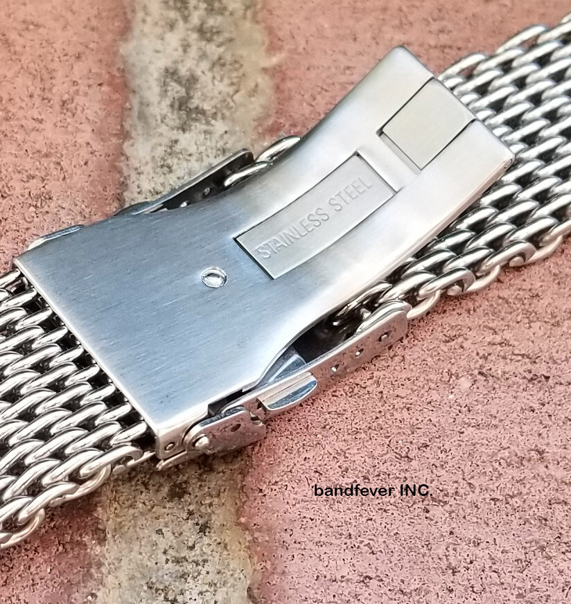 22MM STAINLESS STEEL MESH BAND FITS SEIKO DIVER’S 7002,7S26 SKX007 SKX009 011