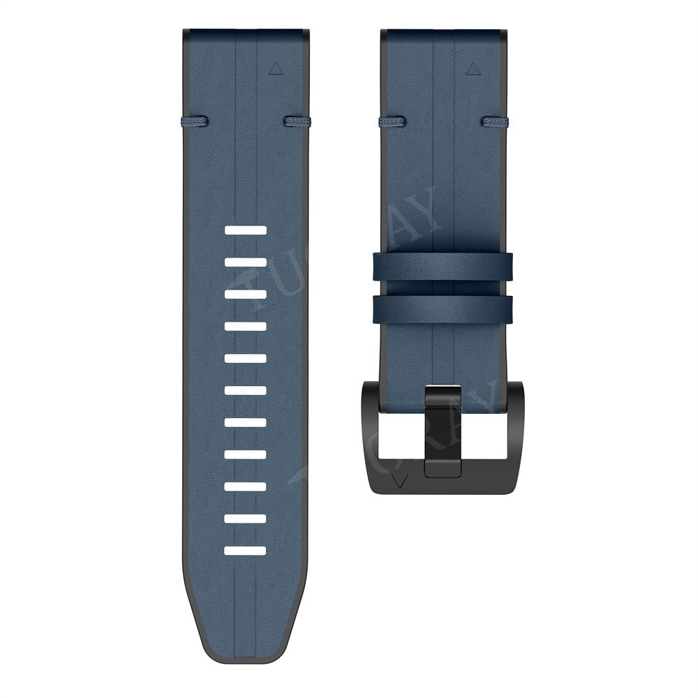 Silicone Leather Band Strap For Garmin Watch Fenix 8 E 7X 7 6X 6 5 5X Enduro 3 2