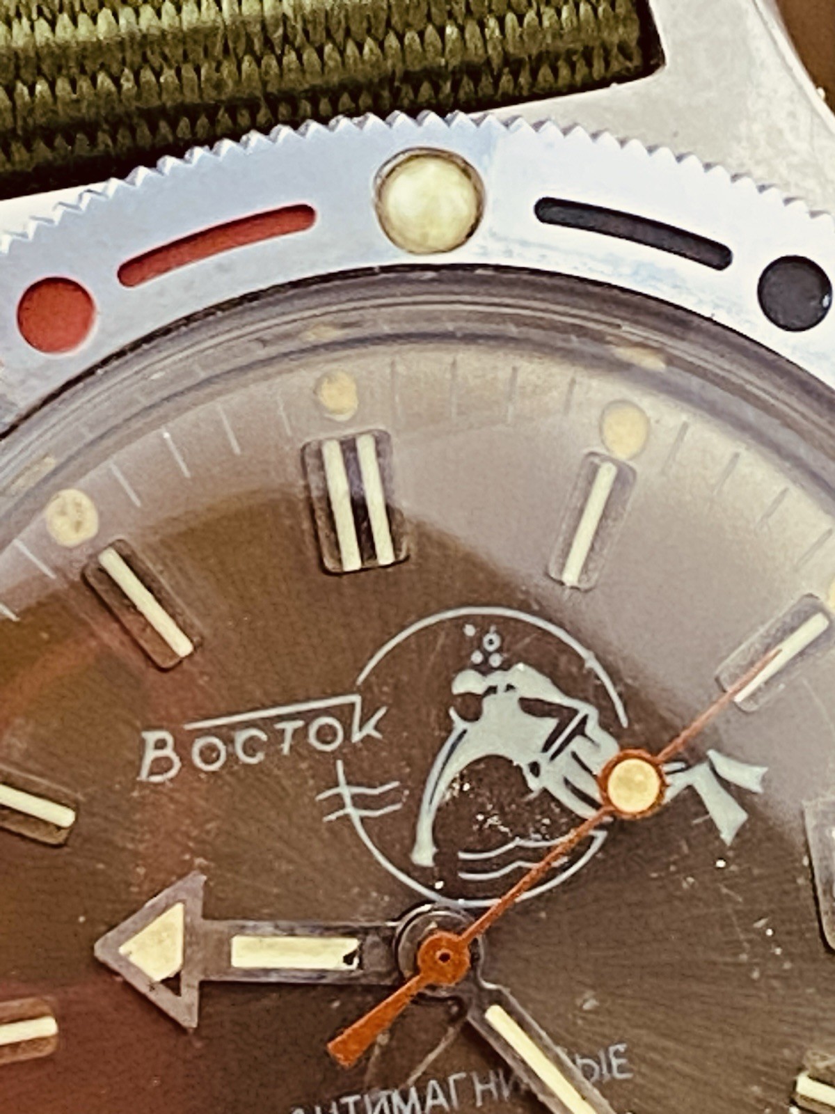 Rare Watch Vostok Titanium 2416Б Amphibian 21 Jewels Soviet USSR Vintage #7921