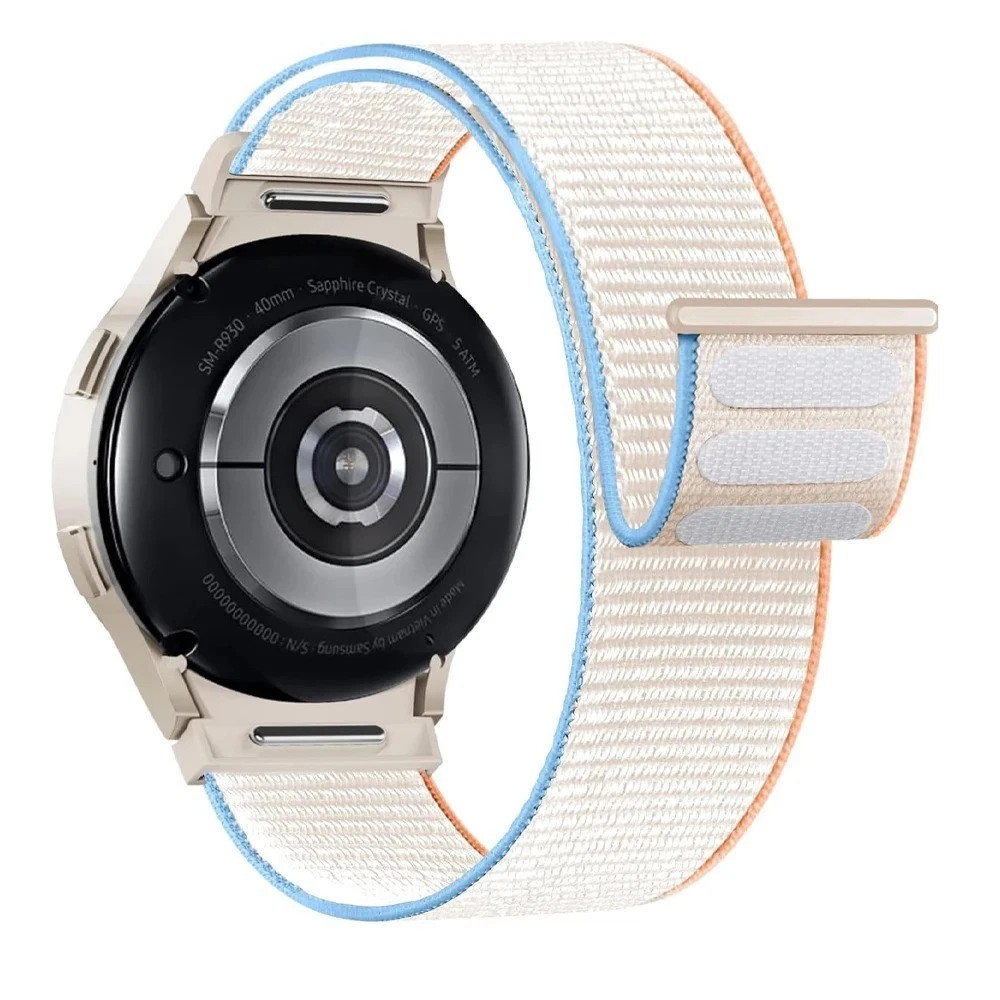 Sport Nylon Watch Band Strap For Samsung Galaxy Watch 4 5 6 7 40mm 44mm 45mm