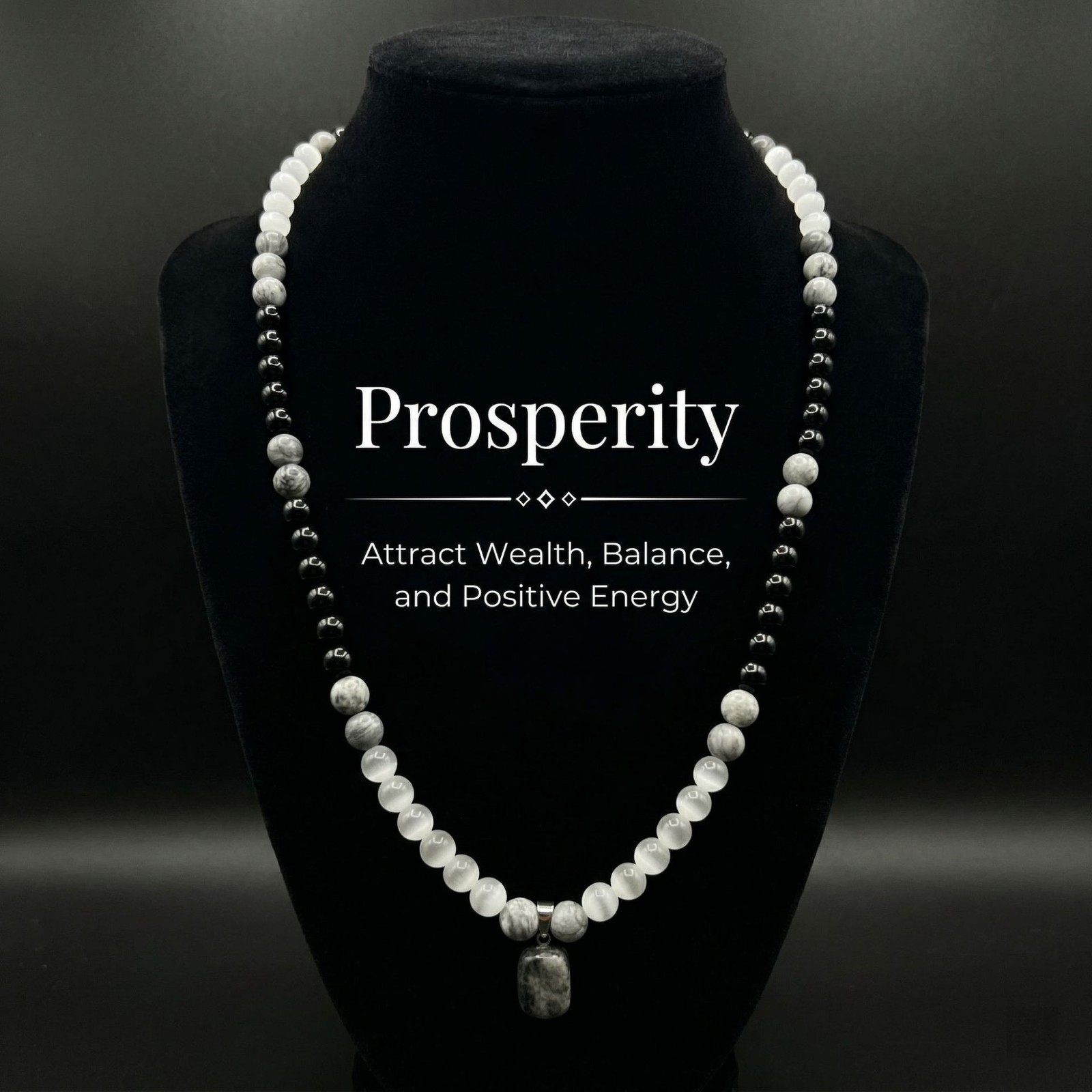 Luck Money Attraction Necklace & Tiger Eye Pendant for Women Men Friends Gifts