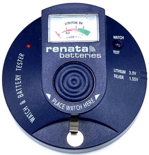NEW,Watch & Battery Tester Analyzer Silver Oxide 1.5v Lithium 3.0v BWT94 Renata
