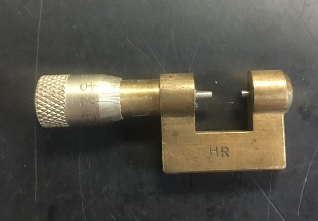 Mini Micrometer 10mm Small Micrometer Pocket Size Metric 0-10mm, SWITZERLAND HR