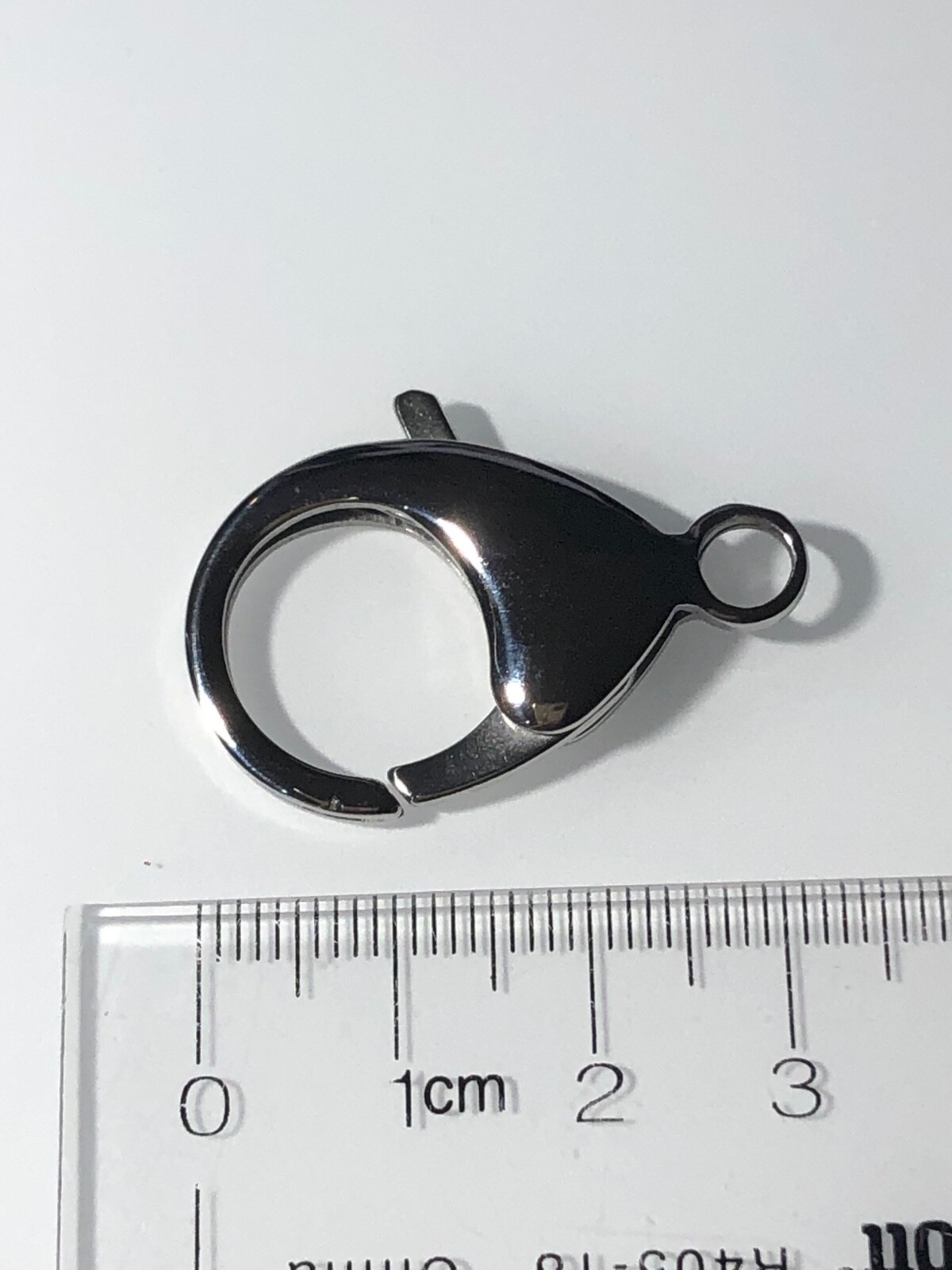 33 mm Stainless Steel Lobster Claw Clasp for Bracelet, Necklace, Key ring