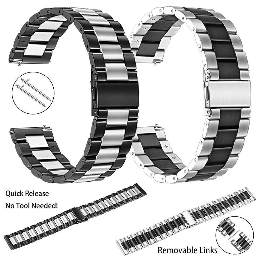 Stainless Steel Band Strap For Fossil Gen 6 5 5e 44mm/Gen 5 LTE 45mm/Julianna
