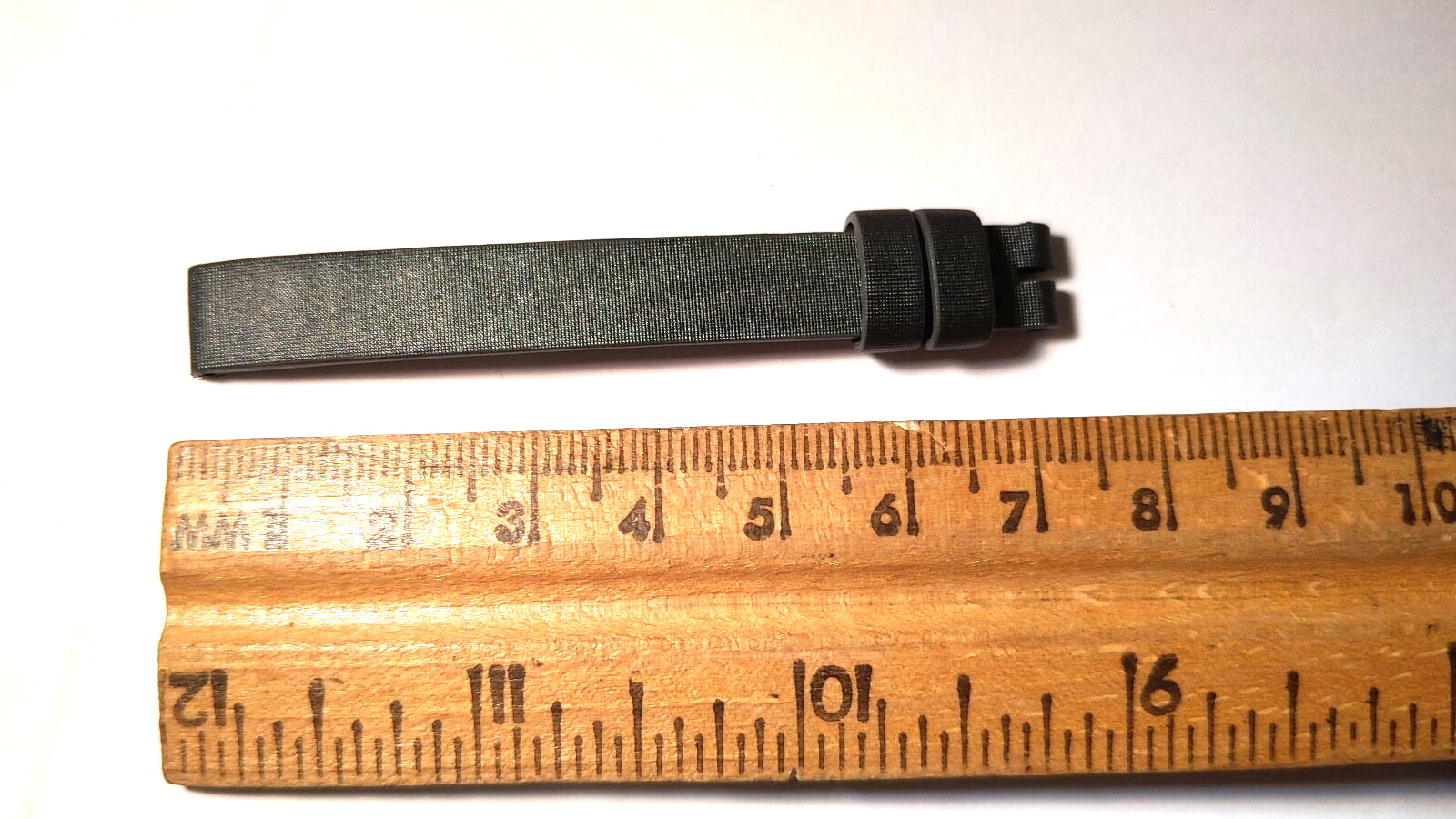 Calvin Klein Band/Strap Grey/Gray/Gris Stylish 9mm at the watch, 9mm atthebuckle