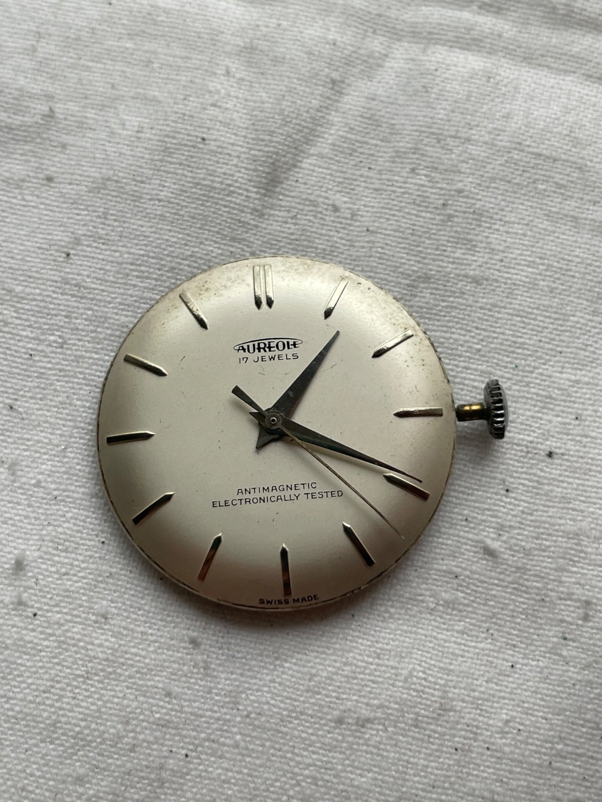 Aureole 17 jewels – movement for mens watch AS IS – lot 0604