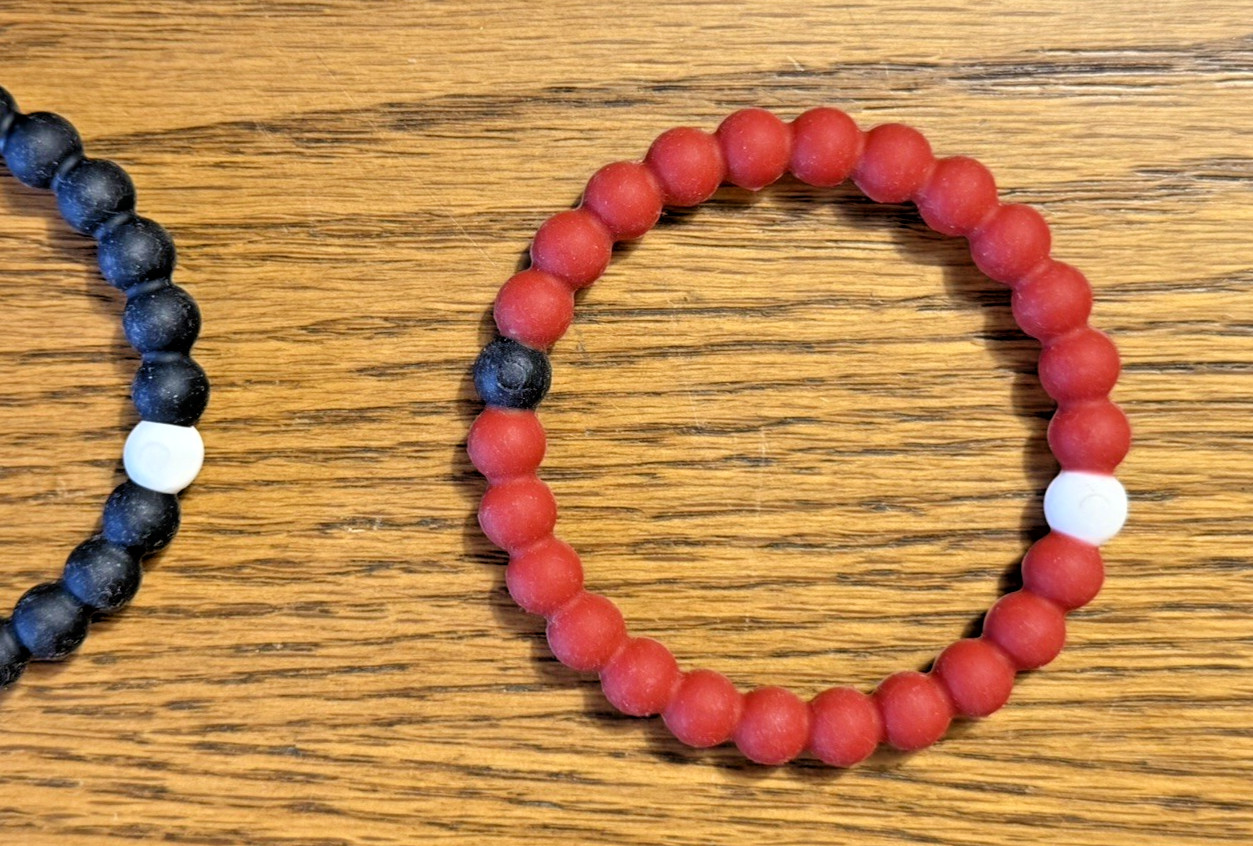 LOT OF TEN (10) LOKAI Silicone Bracelets Assortment of Colors and Sizes