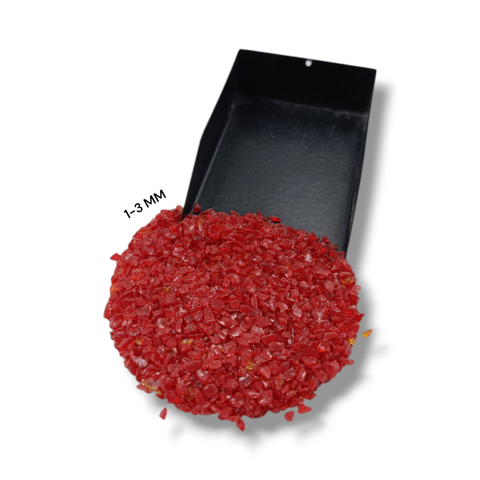 Crushed Opaque Red Hydro Quartz Crushed Gemstone Coarse All Size For Inlays