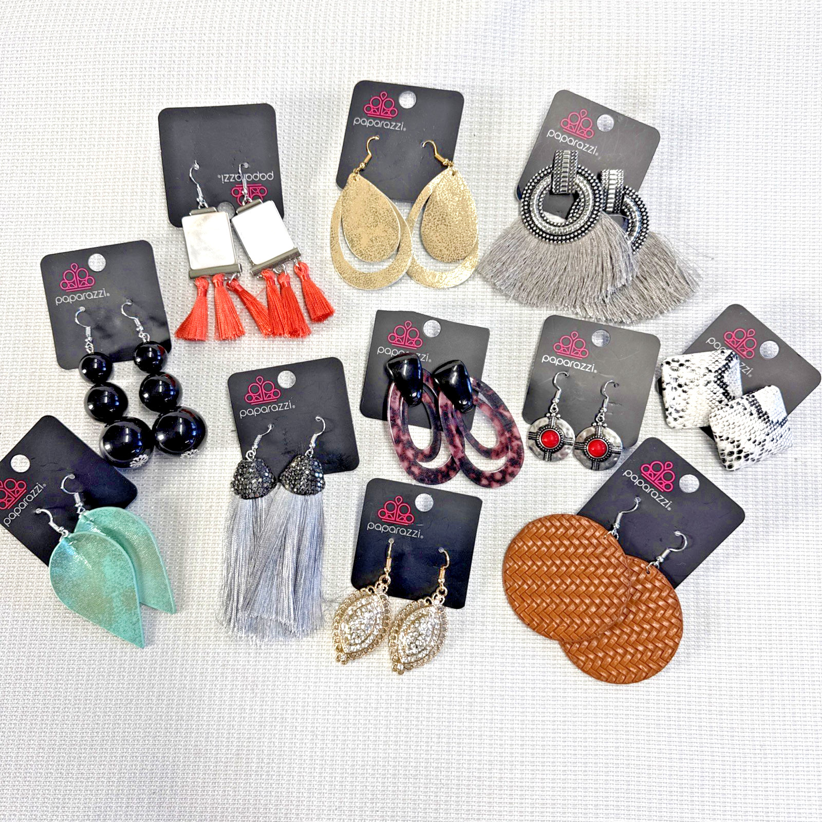 Lot of 11 Pieces – All Pierced Earrings – NWT – Contemporary Costume Jewelry