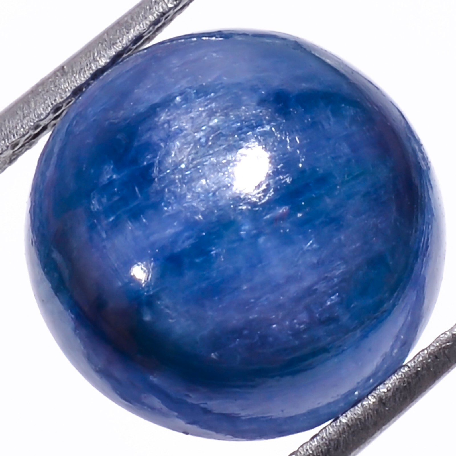 8.45 CTS. 100% Natural Blue KYANITE Round Shape Cabochon Gemstone 12X05 mm BC-03
