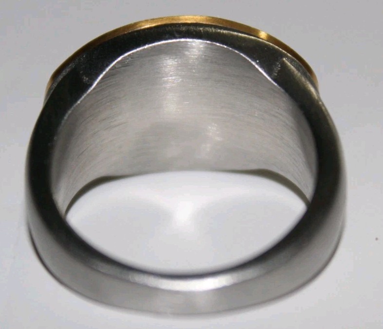 Batman Ring Stainless Steel (s18) DC Comics Batman Logo Warner Bros