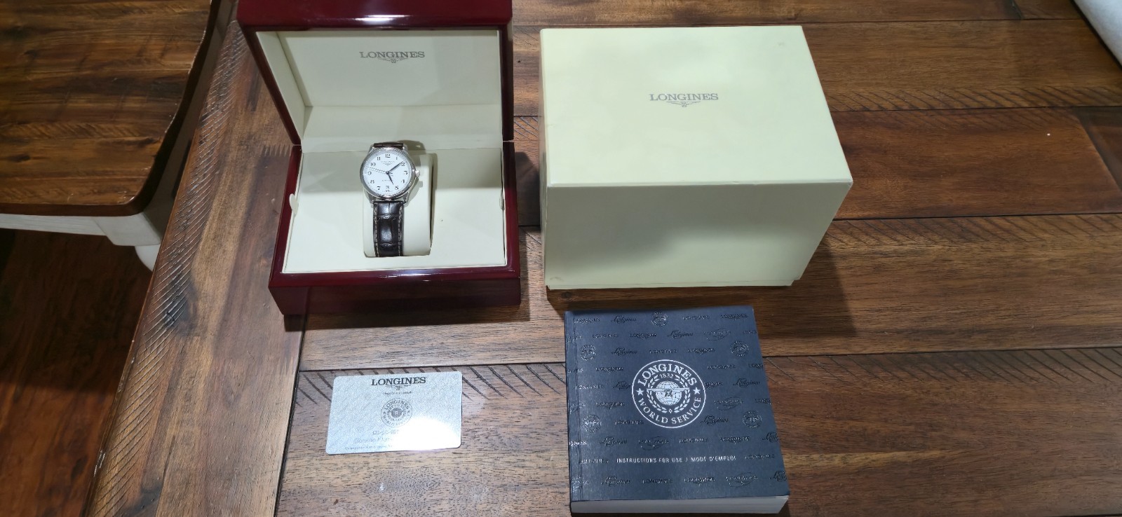 Longines Master Collection Men’s Watch L2.628.4.78.3 with box and papers