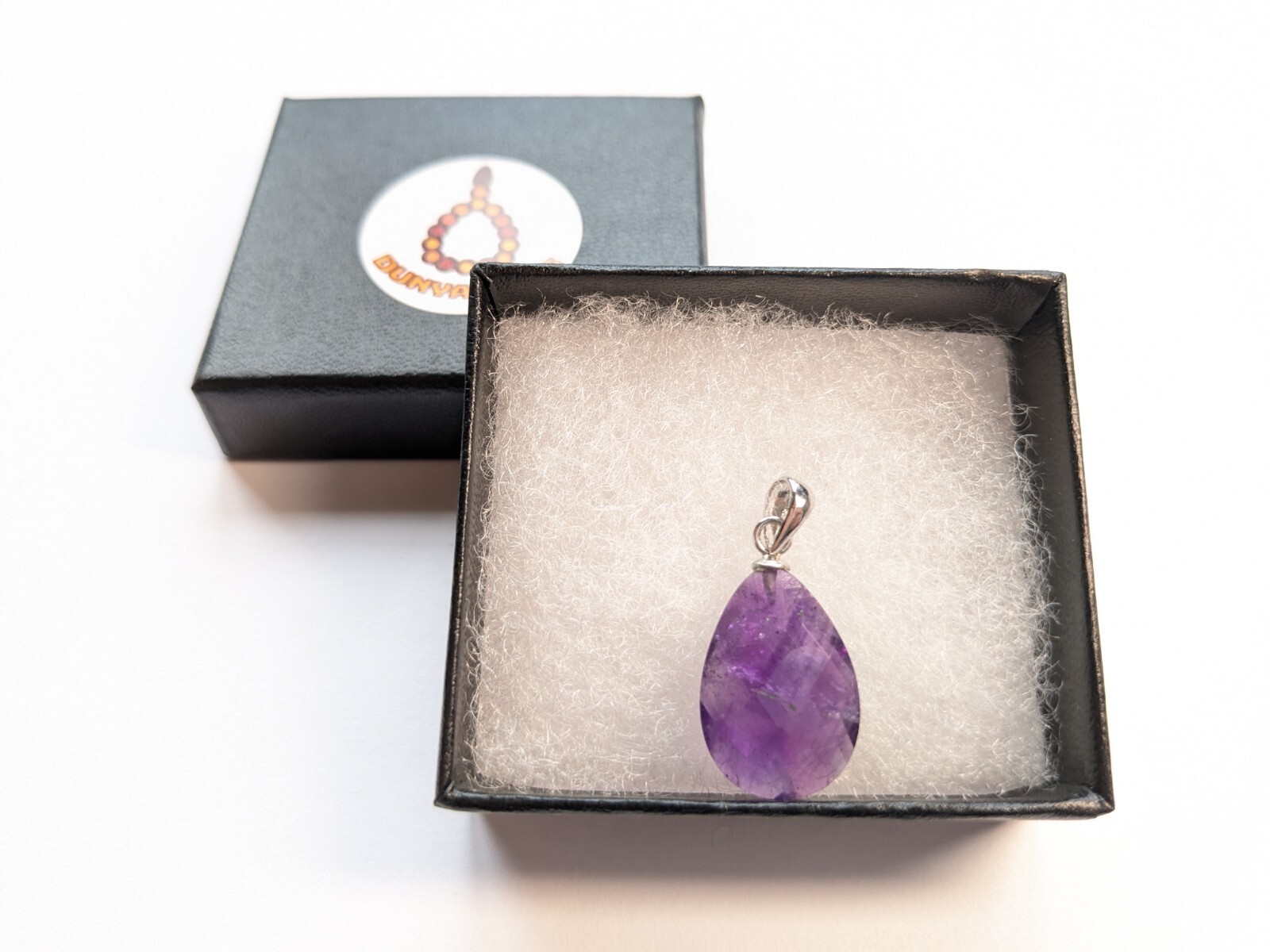 Beautiful Amethyst Silver Pendant Only Gemstone Dunyagems Gift 557
