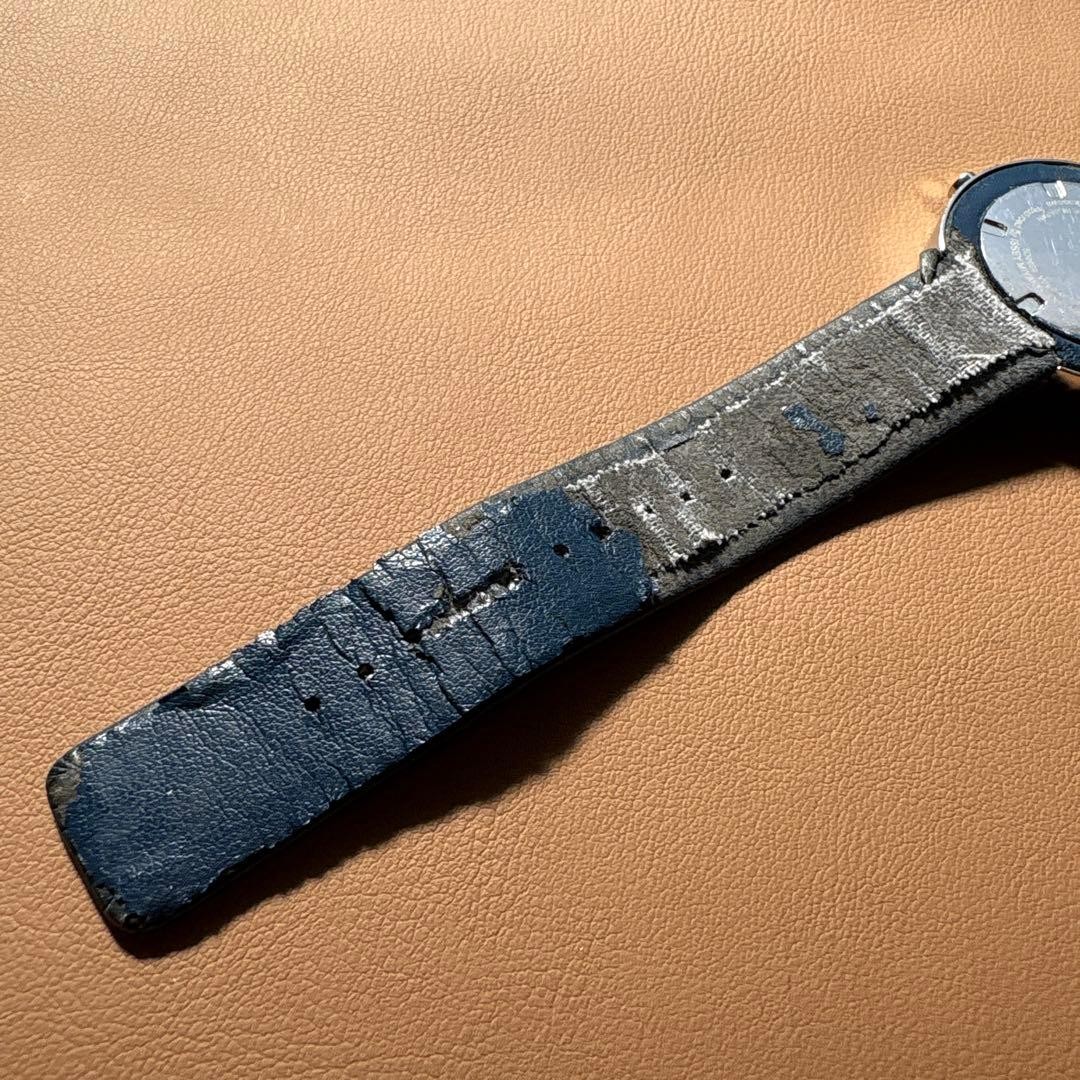 Issey Miyake Twelve Analog Quartz Watch Dark Blue Octagonal With Box Used