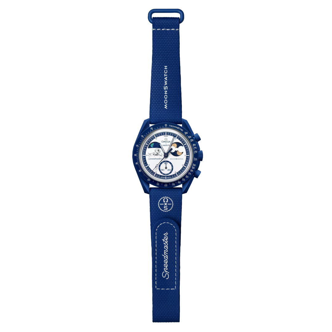 Omega x Swatch x Snoopy Popcorn Harvest MISSION TO EARTHPHASE MOONSHINE GOLD JPN