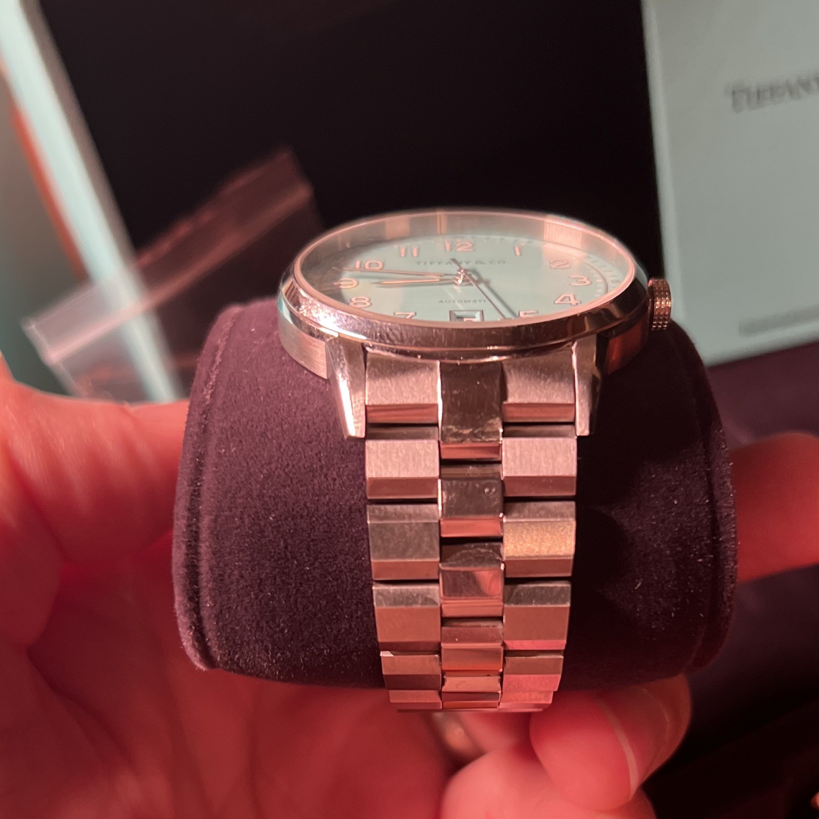 Tiffany & Co. CT60 Automatic Men’s Tiffany Blue Dial Stainless Steel Watch