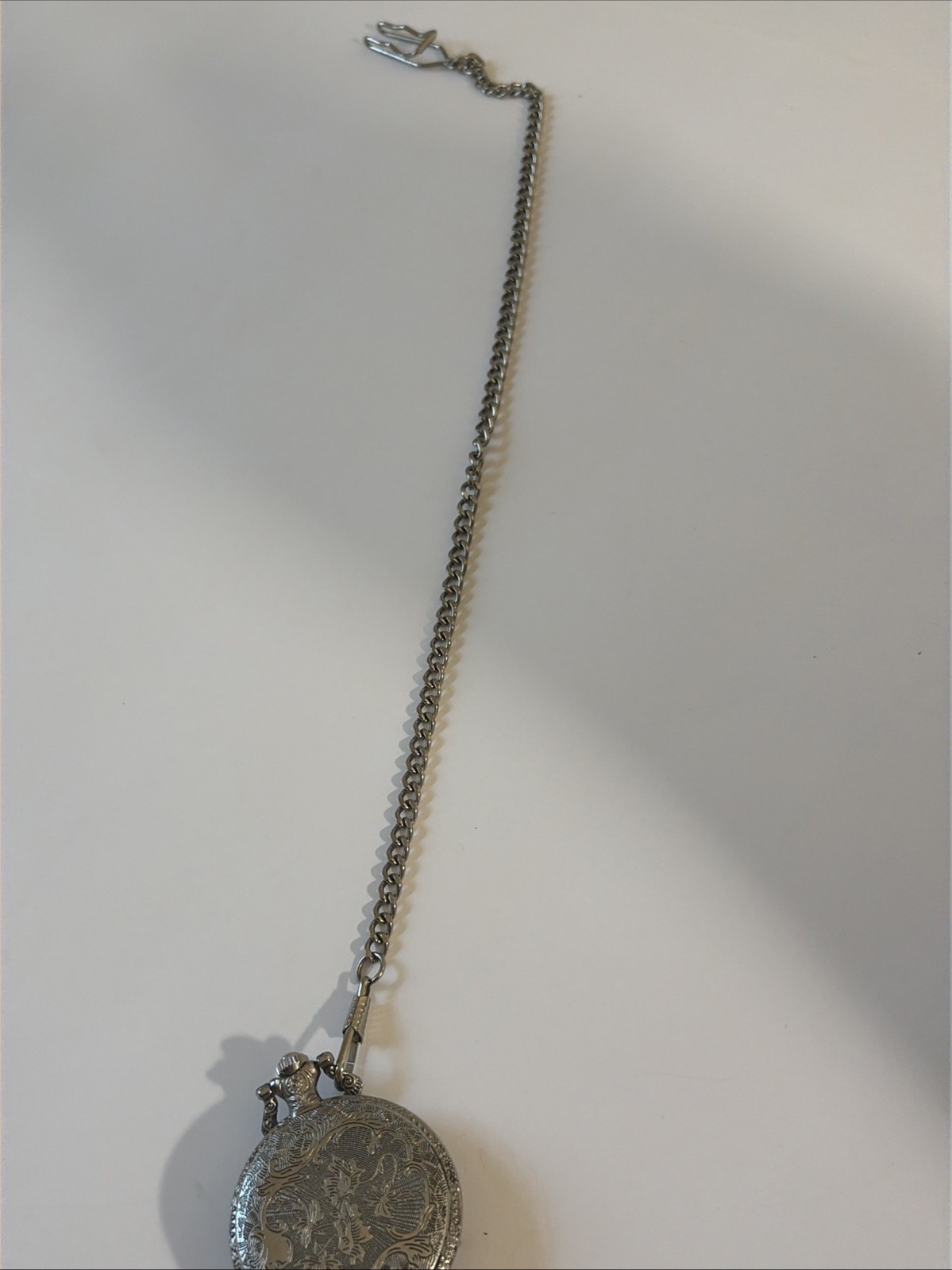 AC/DC Hells Bells Pocket Watch Necklace Opens Rock Band Collectible Untested