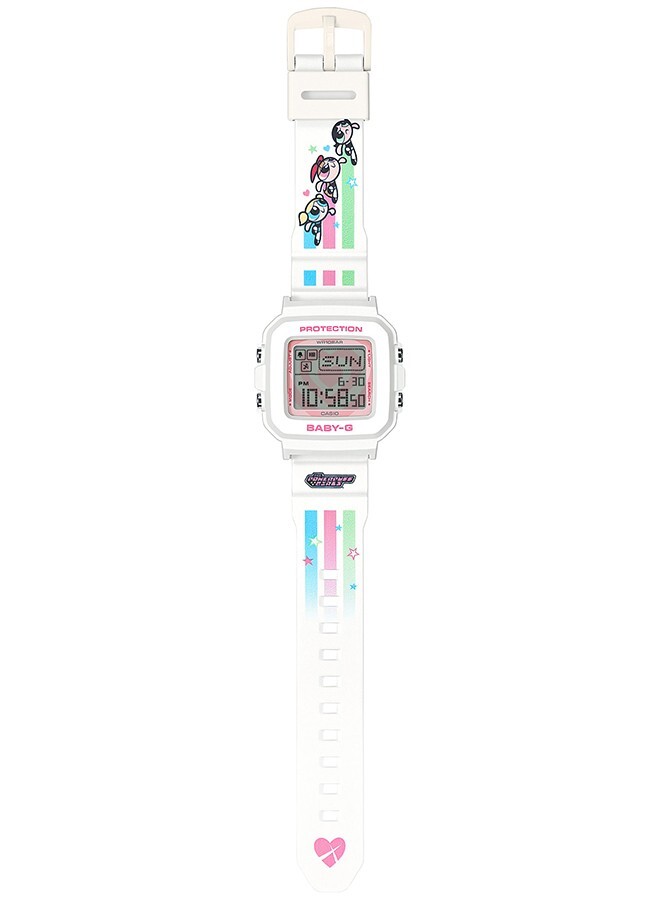 CASIO BABY-G＋PLUS THE POWERPUFF GIRLS BGD-10KPP-7JR Limited Women Watch White