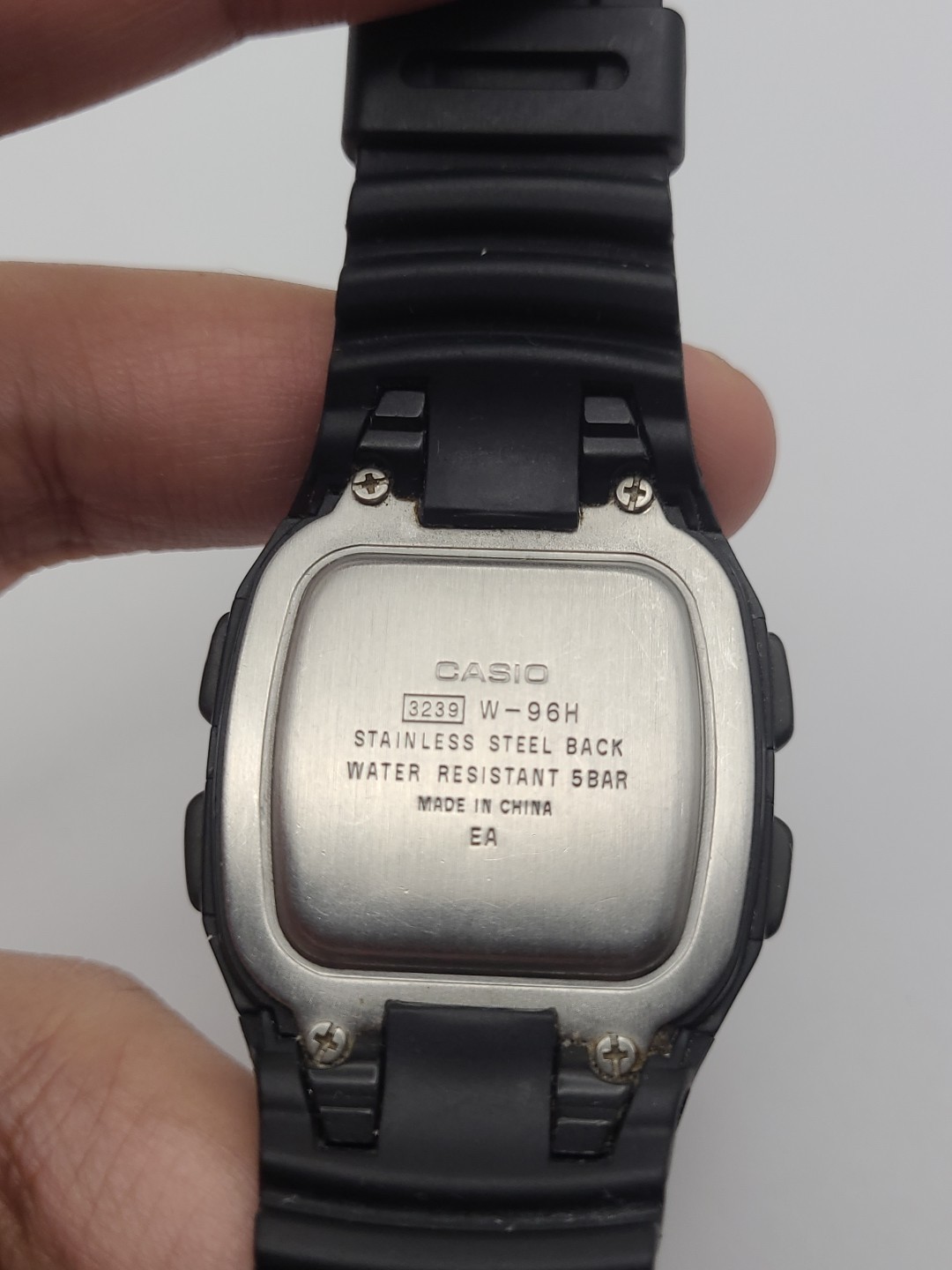 Casio Illuminator Digital Watch Men Alarm Chronograph 3239 W-96H Day Date Workin