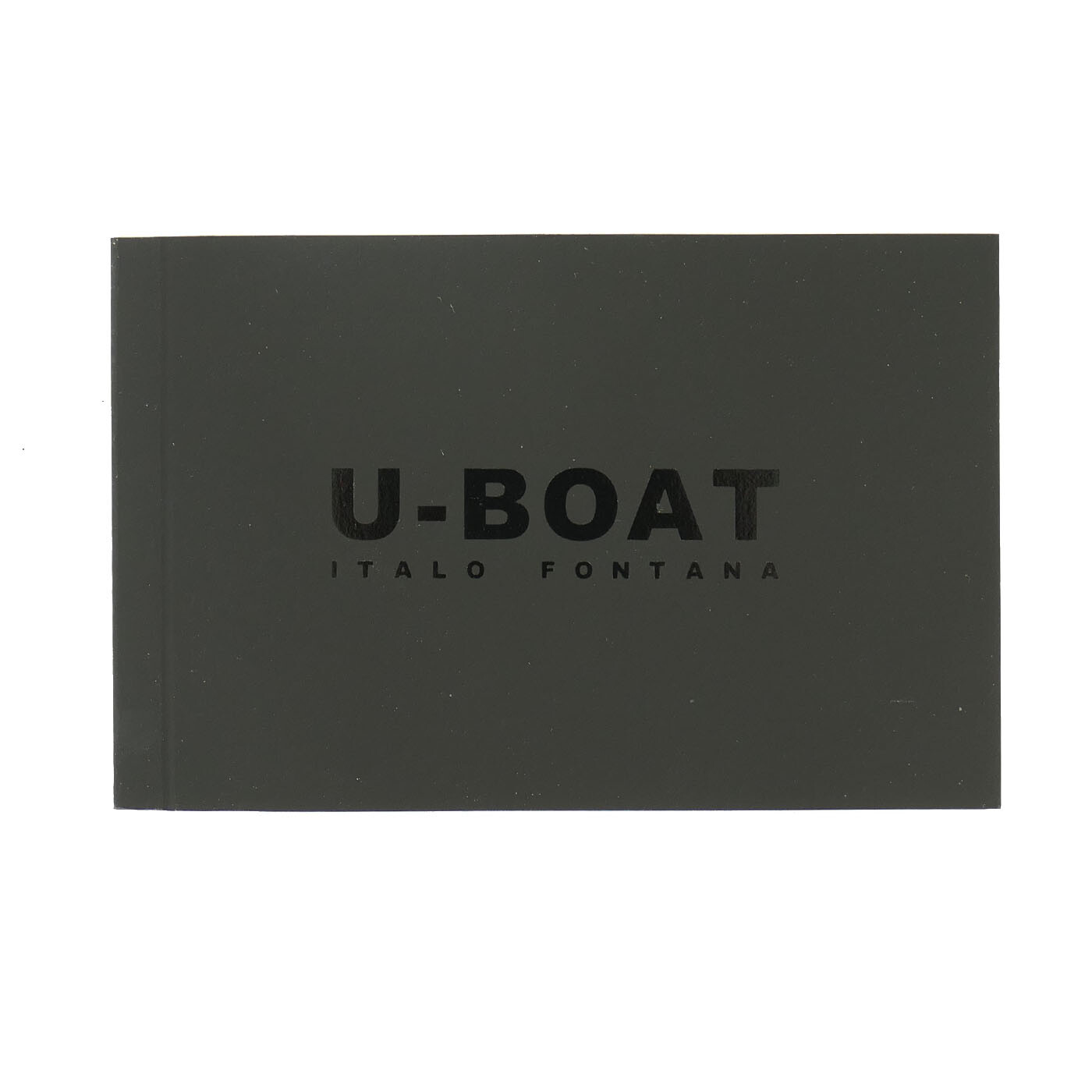 U-BOAT ITALO FONTANA GENUINE U-42 WATCH OPERATION MANUAL BOOKLET