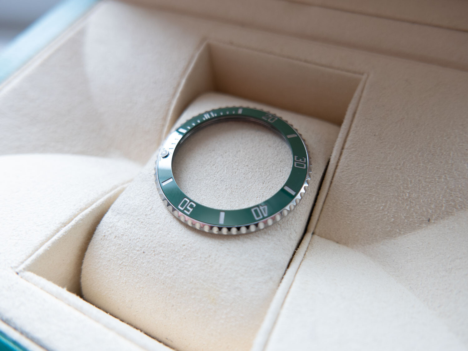 Lunette Complète Céramique et Acier Inoxydable Rolex Submariner Hulk 116610 LV