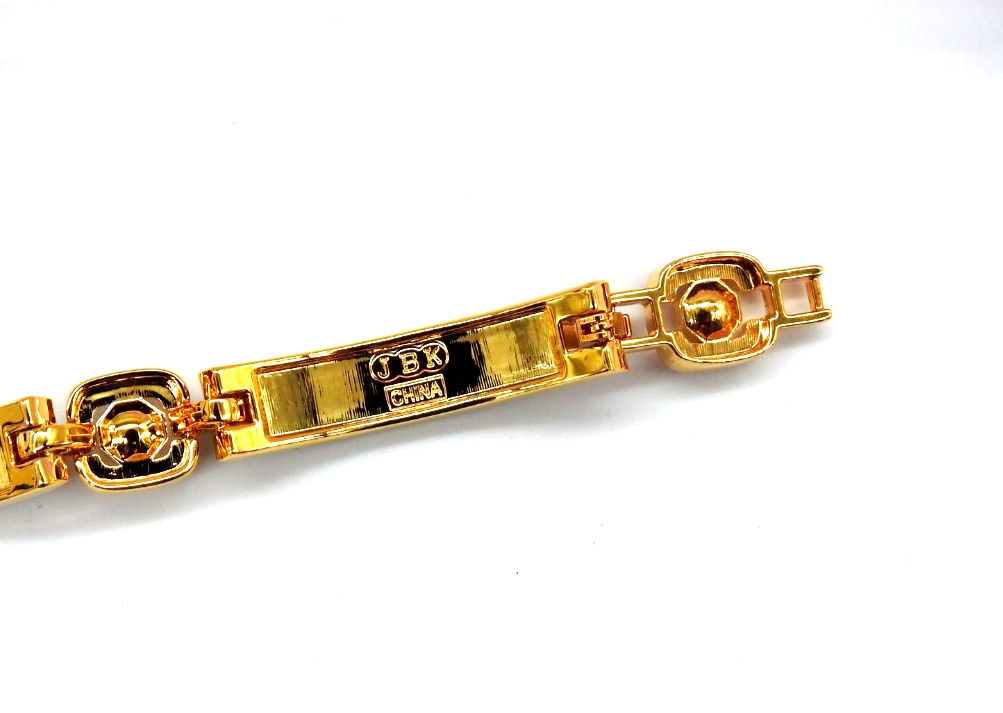 Camrose and Kross Jacqueline Kennedy Swarovski Crystal Link Bracelet New in Box