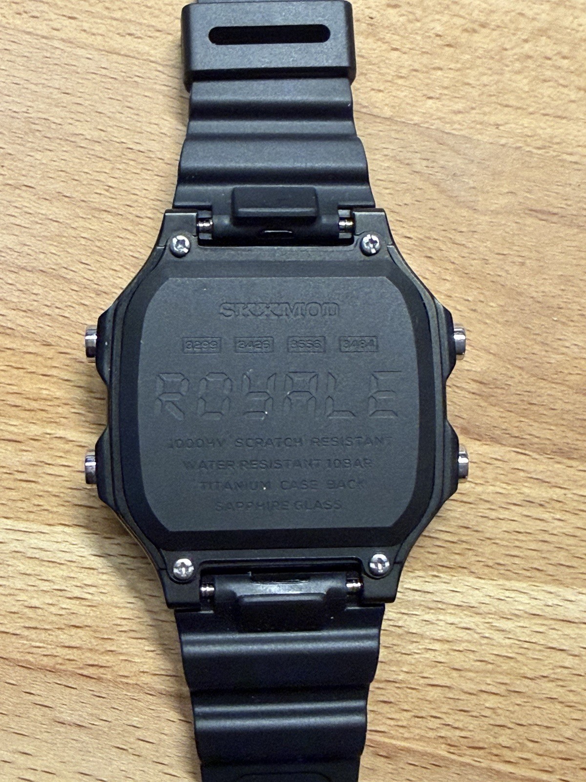 Casio AE1200 – SKXMOD “Royale” – Matte Black Stainless Steel – Titanium Caseback