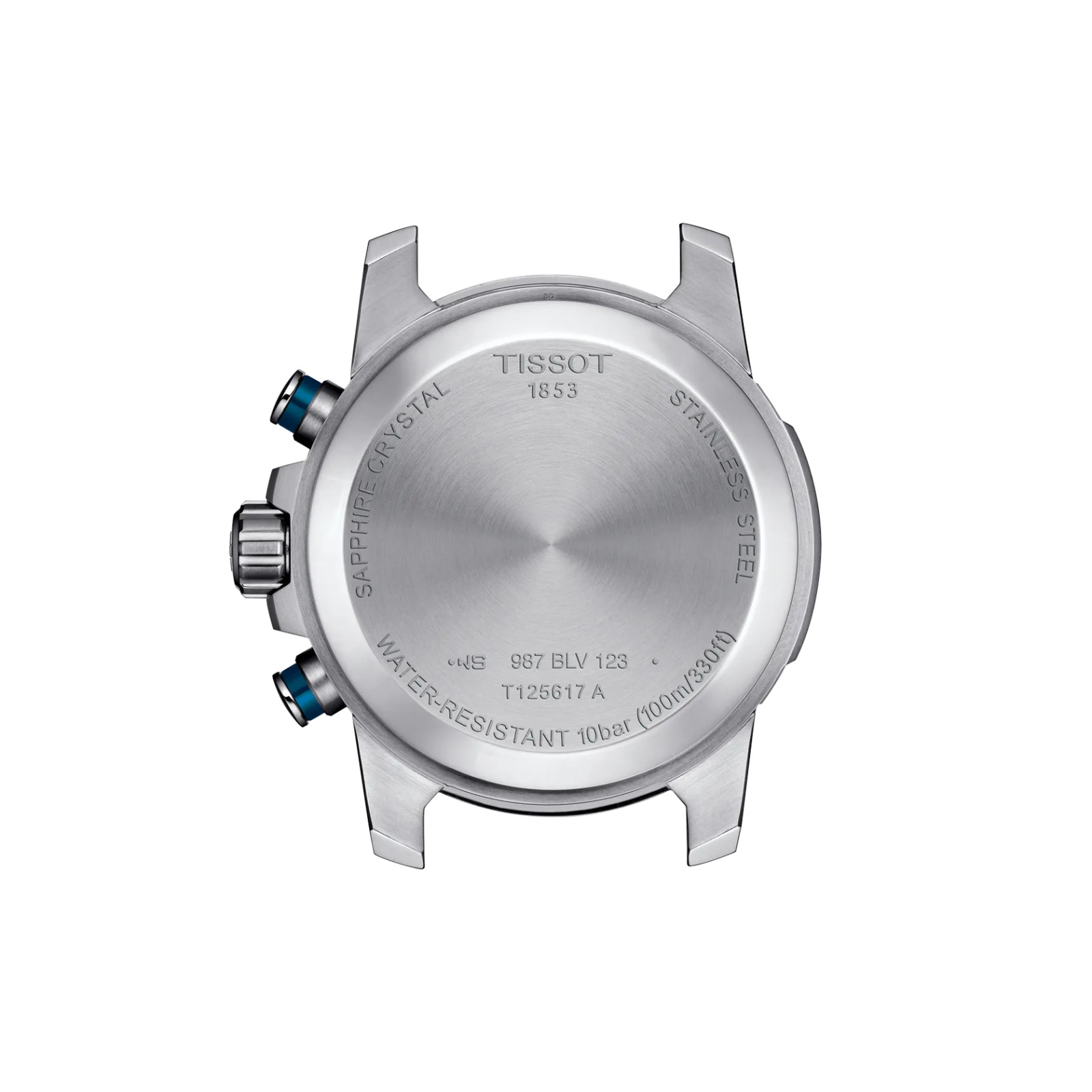 Tissot SuperSport Chrono 45.5mm Blue Dial Silver Subdials T125.617.11.041.00 NIB