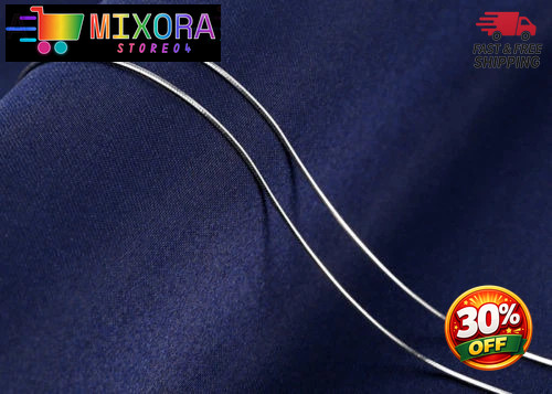 925sterling solid Silver lots 2-5-10PCS 1mm / 2mm snake chain Necklace 16-30inch