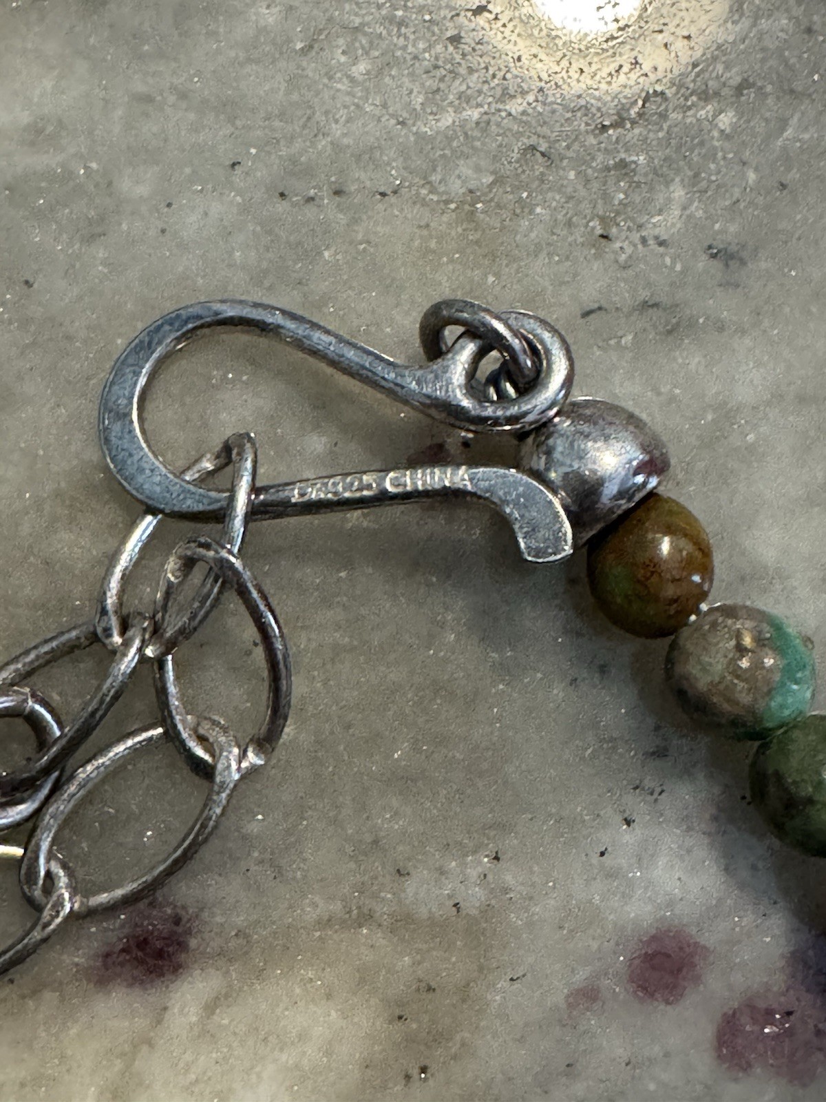 DTR Sterling Silver Lapis And Turquoise Reversible Necklace