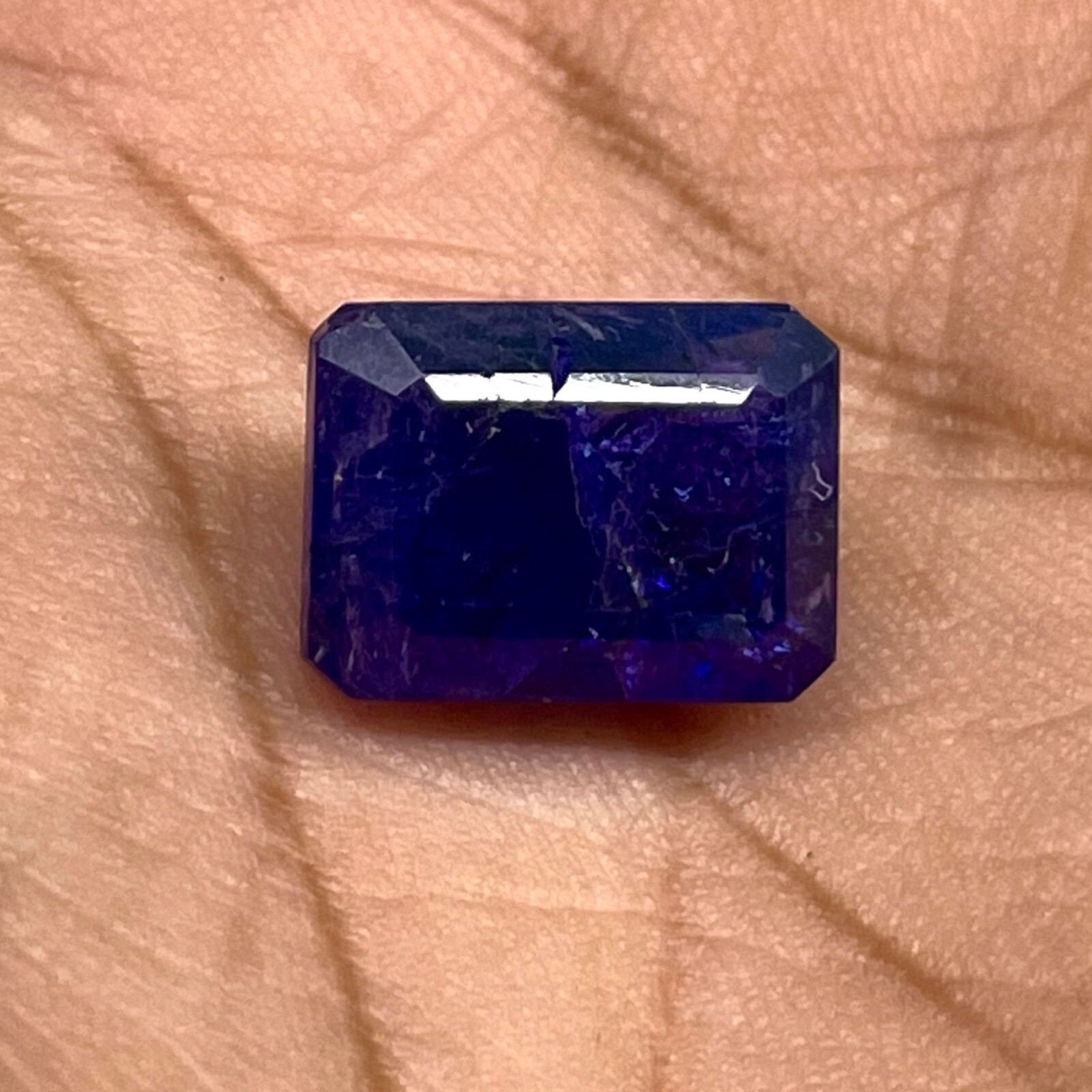 Certified 13.90 Cts Natural Tanzanite Emerald Cut Vibrant Blue A+ Loose Gemstone