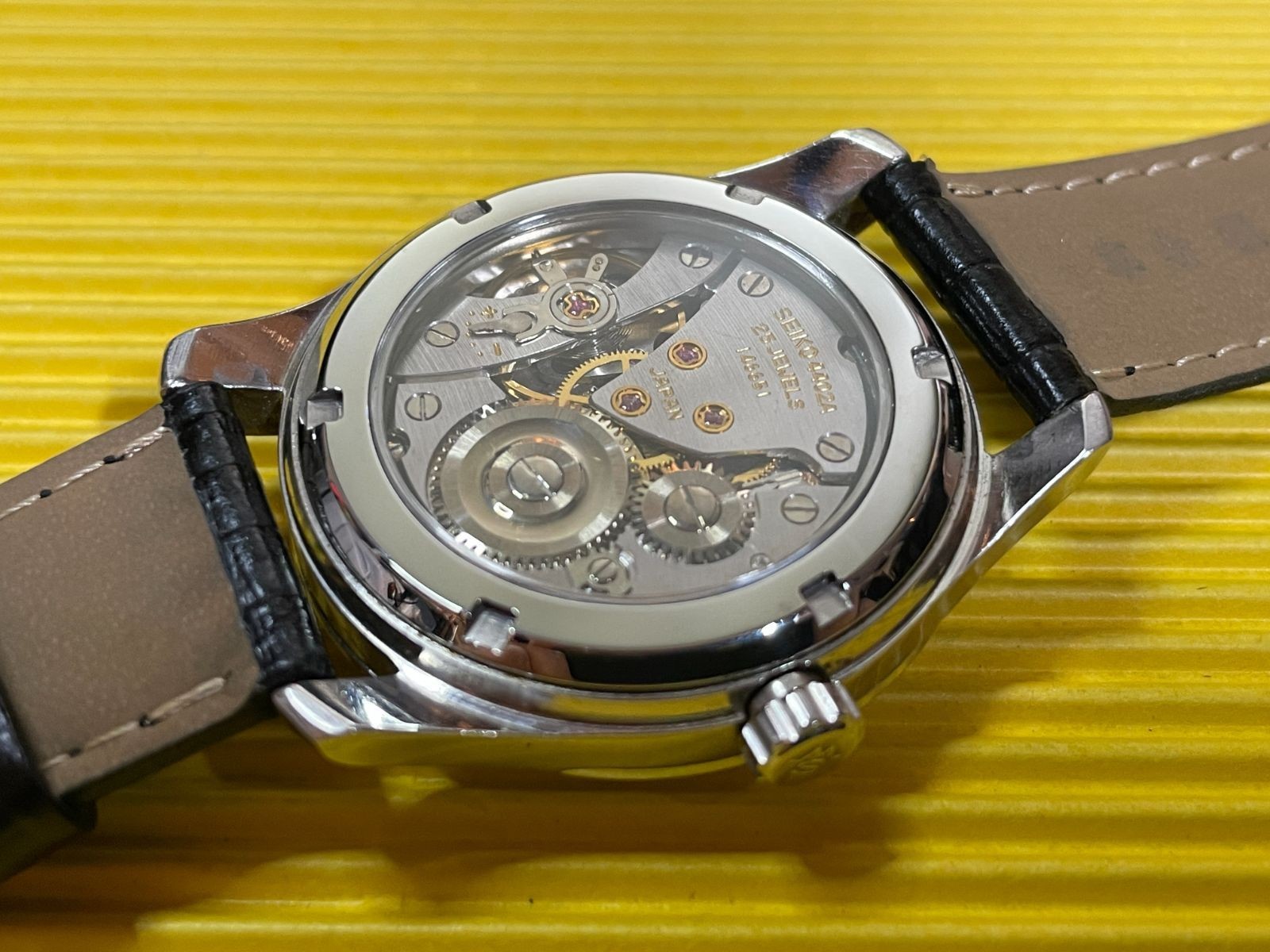 Seiko King Seiko 44KS Sapphire See-Through Case Back SUS316L From Japan