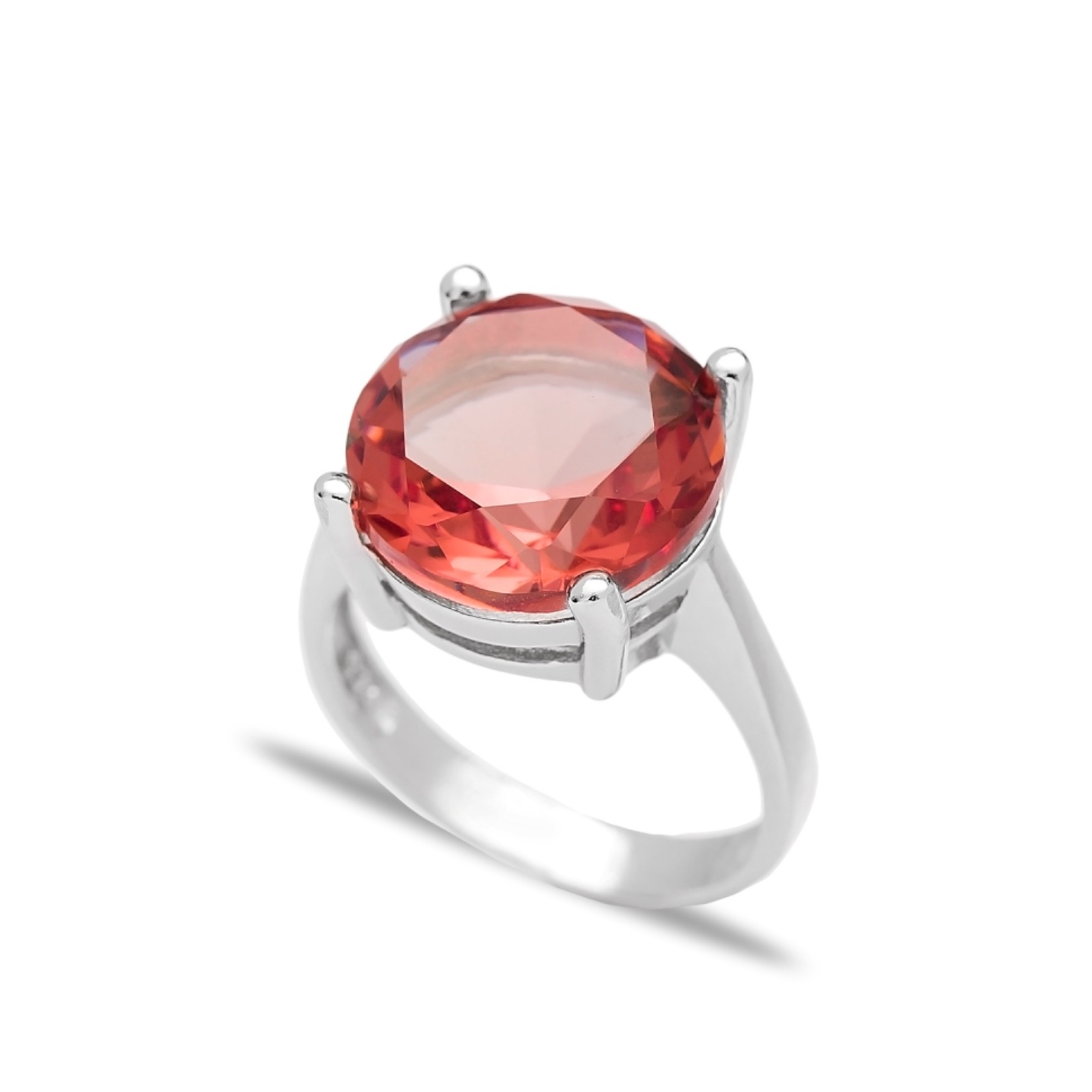 925 Sterling Silver | Color Changing Zultanite Halo Cut Ring Size 8 Women Gift