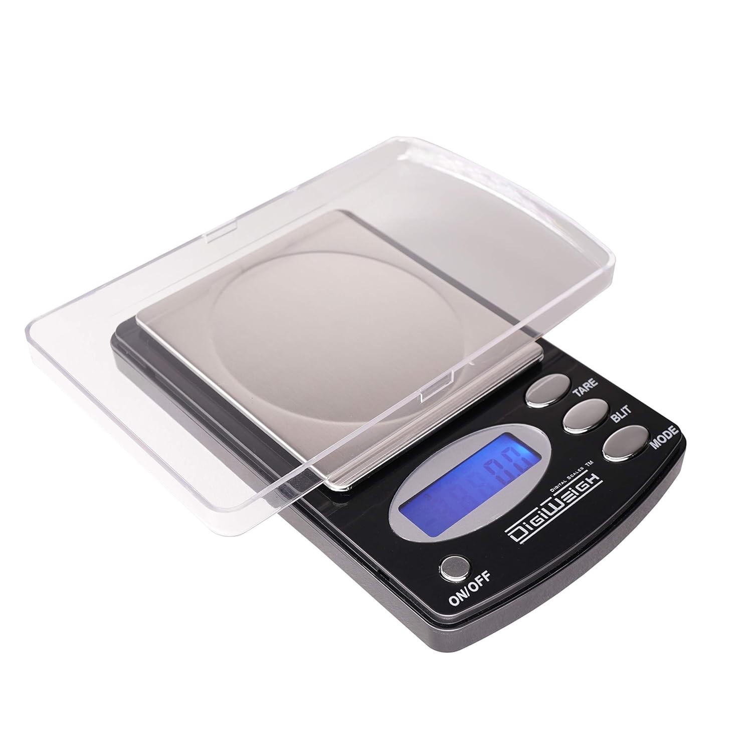 Compact 600g Digital Scale with Tare Function for Jewelry & Food Measurements