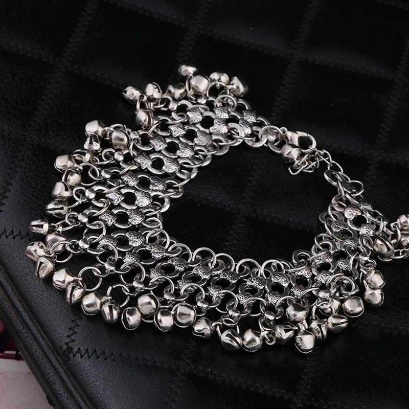 Accessories Ankle Bracelets Women Bohemian Retro Bell Tassel Chain Foot Jewelry