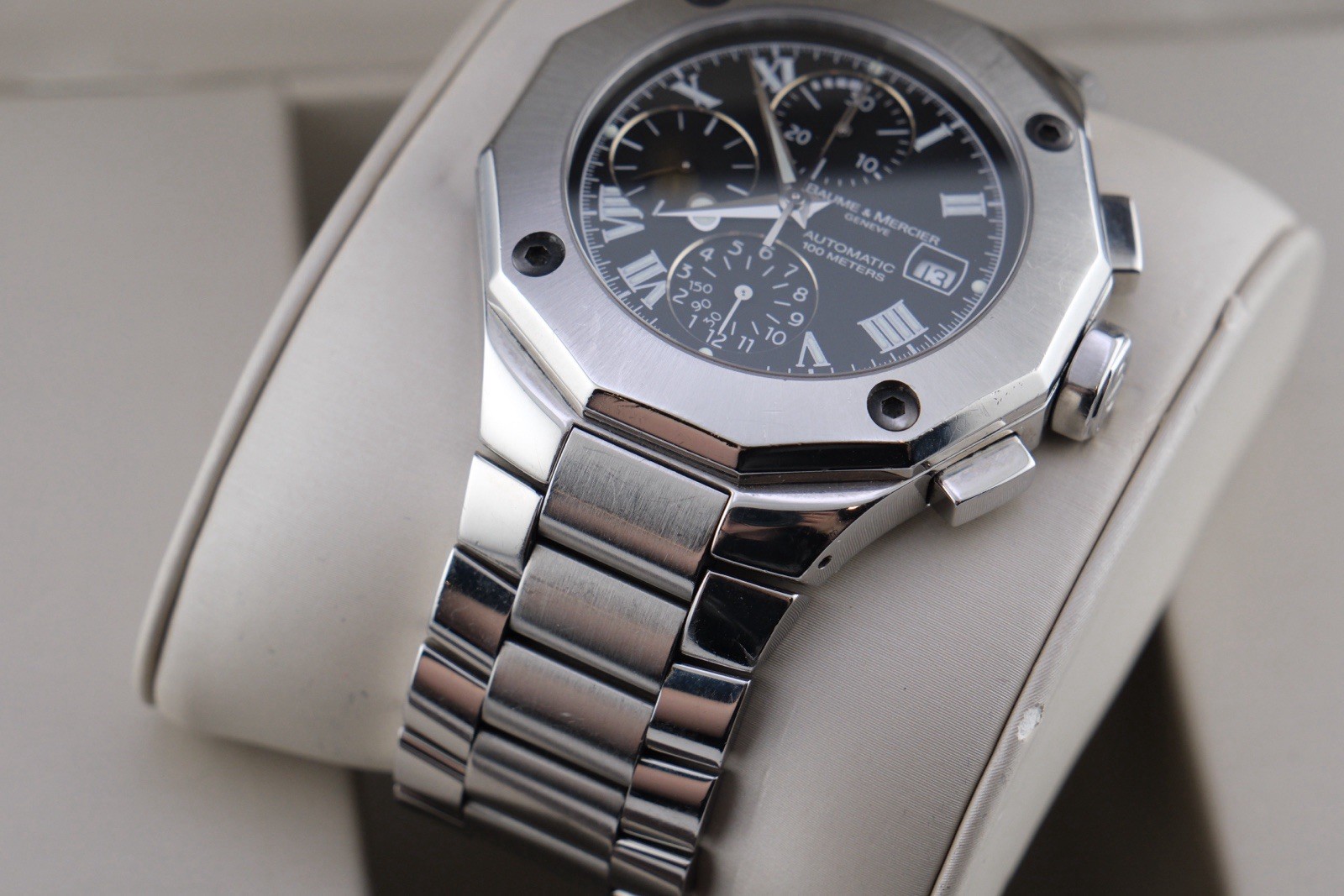 Baume & Mercier Riviera 65541 Chronograph Date Automatic Clean 43mm 7”